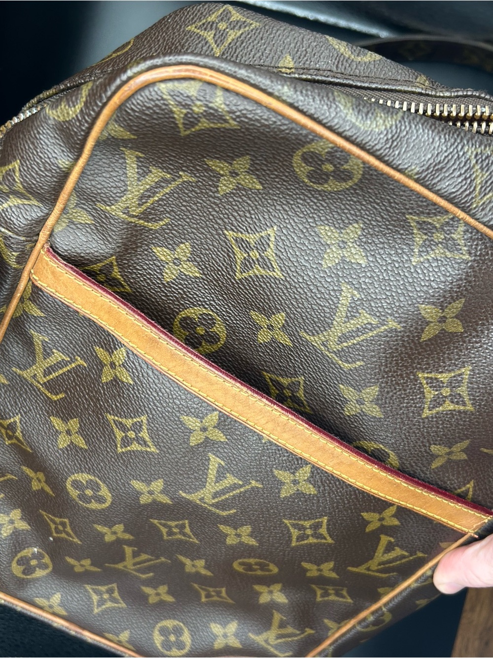 Vintage Louis Vuitton Danube MM Monogram Canvas Crossbody Messenger Bag - Picture 13 of 15